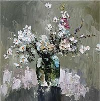 картина маслом красивые цветы fiori в Москве
