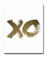 постер xo золотой a3 в Москве