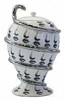 декоративная ваза с крышкой пьеро форназетти serpentino silver в Москве