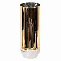 стеклянная ваза золотая 10x22 см в Москве