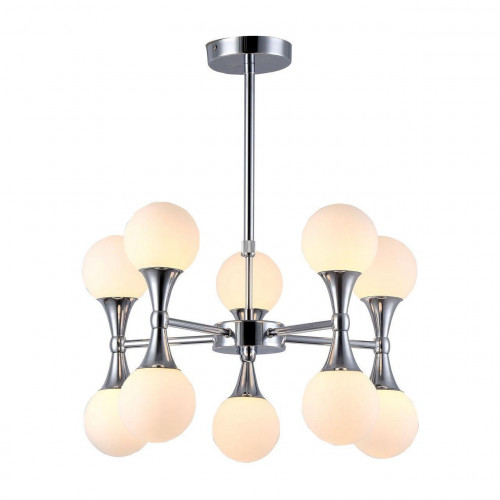 подвесная люстра arte lamp a9162lm-10cc белая в Москве
