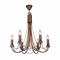 подвесная люстра toplight lucinda tl7350d-06br в Москве