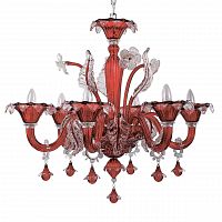 подвесная люстра ideal lux ca vendramin sp6 rosso в Москве