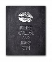 постер keep calm and kiss а4 в Москве