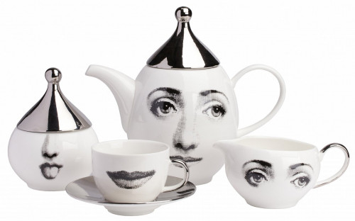 чайный сервиз пьеро форназетти faces silver в Москве
