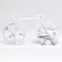 нож для пиццы из нержавеющей стали the fixie, белый мрамор в Москве