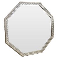 зеркало серебряное восьмиугольное большое silver light в Москве
