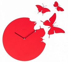 часы настенные butterfly red в Москве