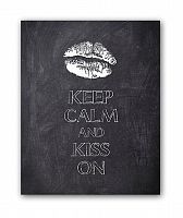 постер keep calm and kiss а3 в Москве
