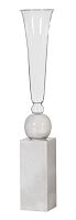 ваза настольная crystal circle white small в Москве