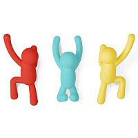 вешалки-крючки buddy 3 шт. разноцветные яркие в Москве