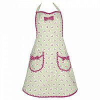 Фартук Cherry berry p.green w/bow
