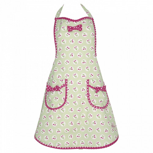 фартук cherry berry p.green w/bow в Москве