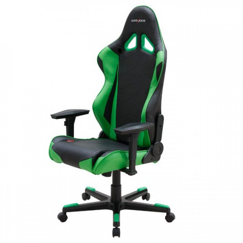 кресло геймерское dxracer racing черно-зеленое в Москве