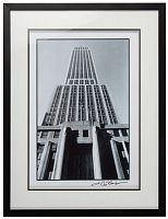 постер в черной раме 44х57 см empire state building в Москве