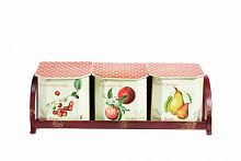 набор емкостей для хранения на подставке fruits в Москве